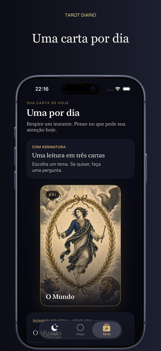 Carta de tarô do dia revelada: O Mundo